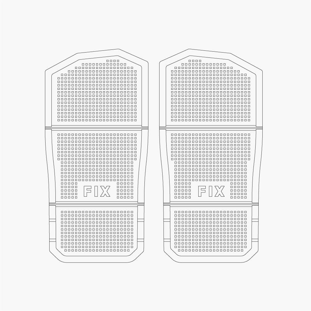 Flat Footbed Set