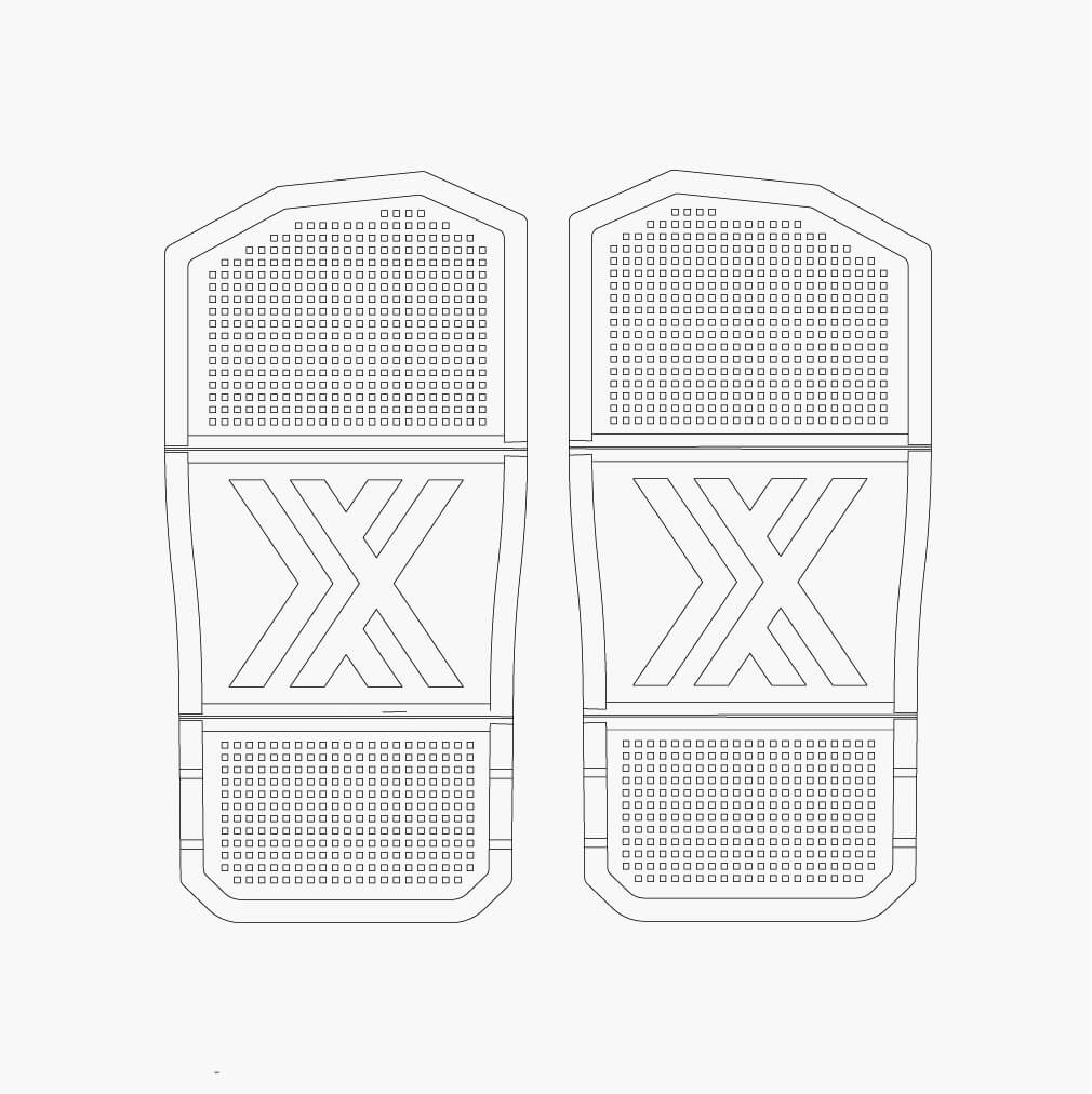 Canted Footbed Set